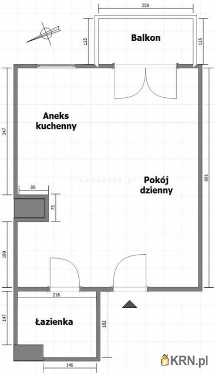 Kraków - J. Kaczary - 34.00m2 - 