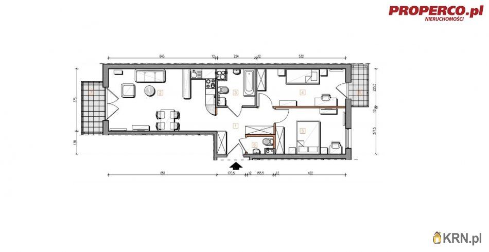 Włoszczowa - Młynarska - 61.75m2 - 