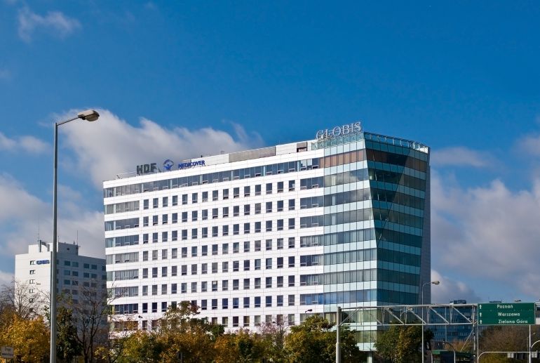 Globis office building in Wrocław