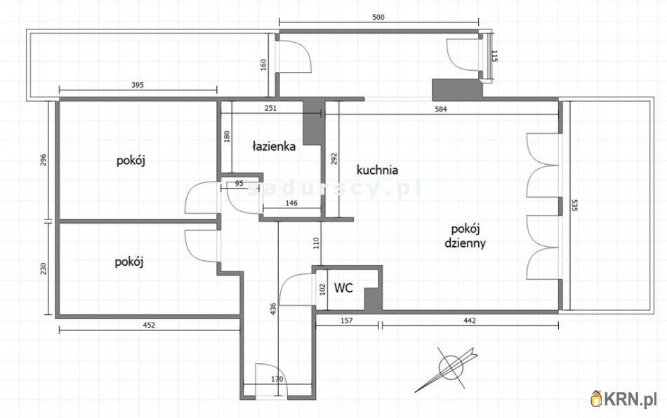 Kraków - Górników - 78.40m2 - 