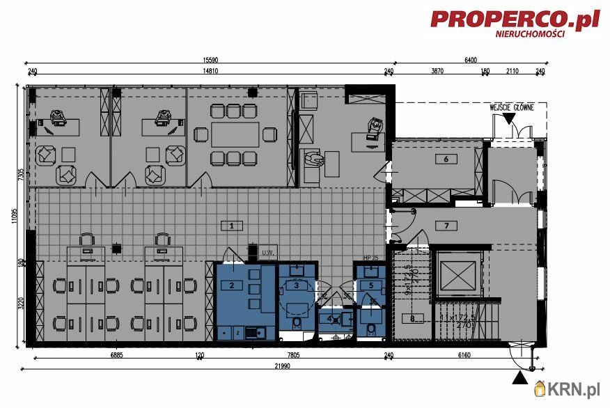 Kielce - ks. P. Ściegiennego - 2360.00m2 - 