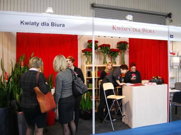  - A stand of Kwiaty dla Biura company
