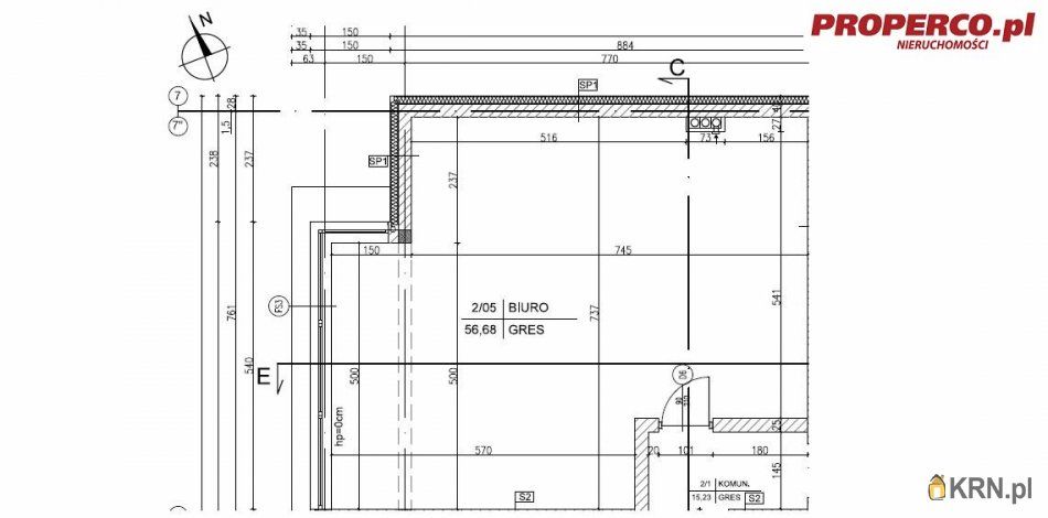 Kielce - 56.68m2 - 