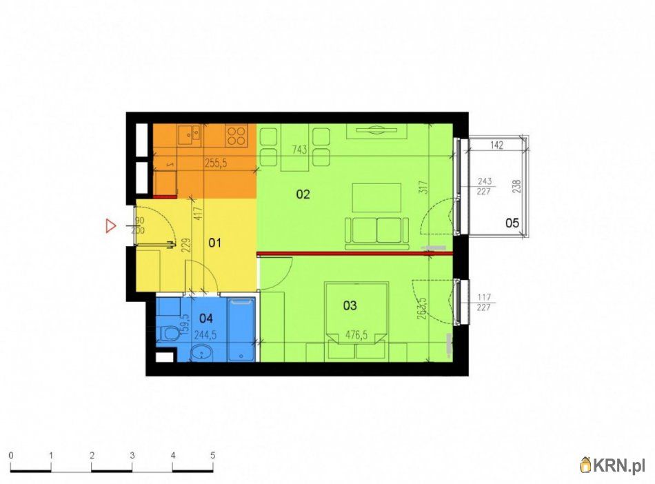 Warszawa - Goździków - 43.96m2 - 