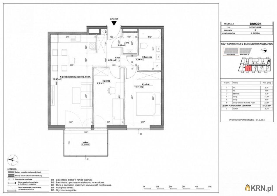 Warszawa - Marywilska - 57.21m2 - 