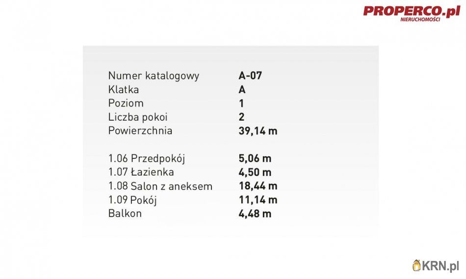 Kielce - Kryształowa - 39.60m2 - 