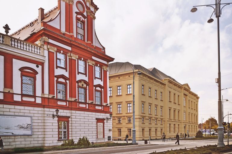 Projekt biurowca L'UNI w dawnym budynku Wydziału Farmacji we Wrocławiu źródło: materiały prasowe partnera