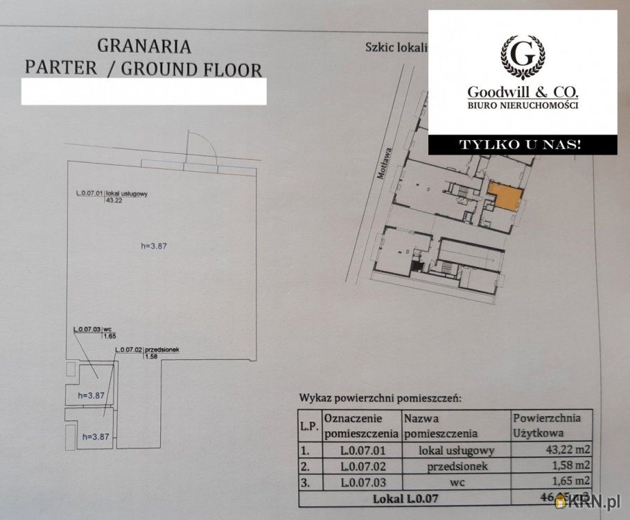 Gdańsk - Chmielna - 46.45m2 - 