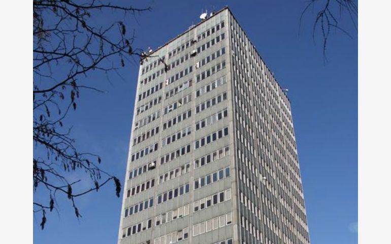 Office building by Niedziałkowskiego St. in Szczecin, photo TVP S.A.