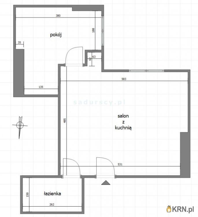 Kraków - Bonerowska - 42.00m2 - 