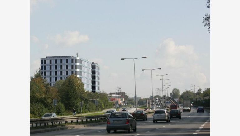 New office building visualization at Lublańska and Bor Komorowski Streets