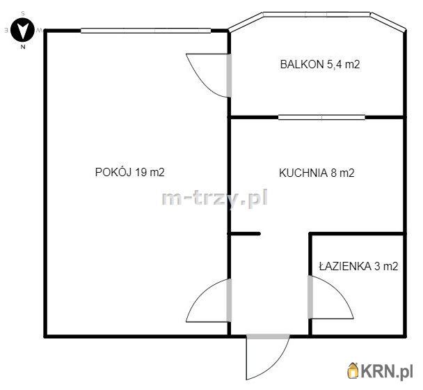 Częstochowa - Bohaterów Katynia - 34.80m2 - 