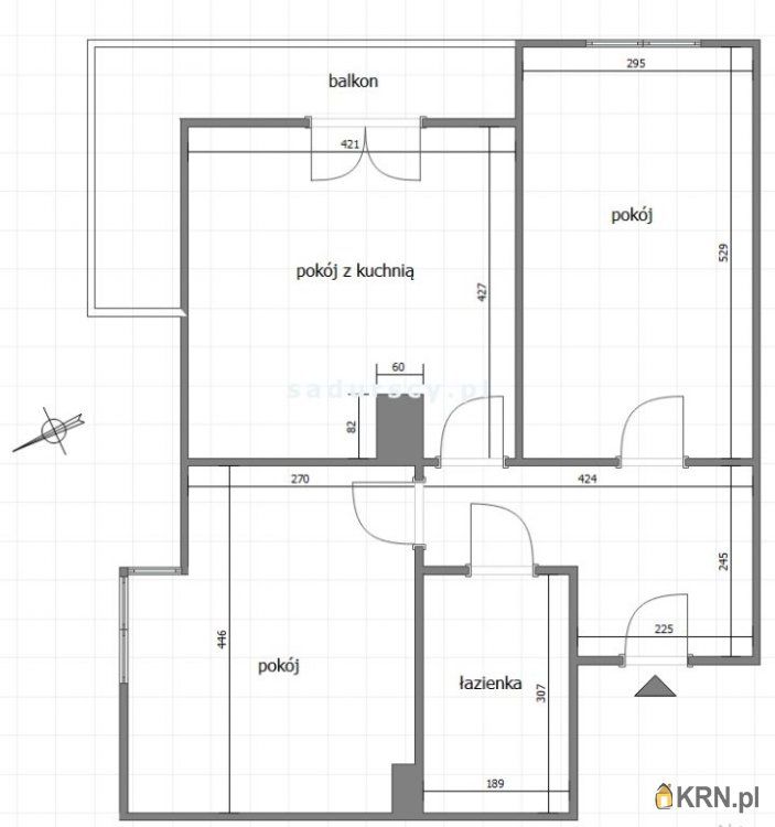 Kraków - Mała Góra - 64.00m2 - 