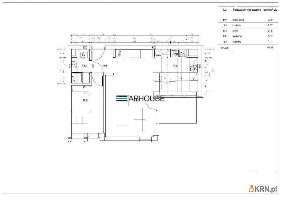 Kraków - Kijowska - 47.00m2 - 