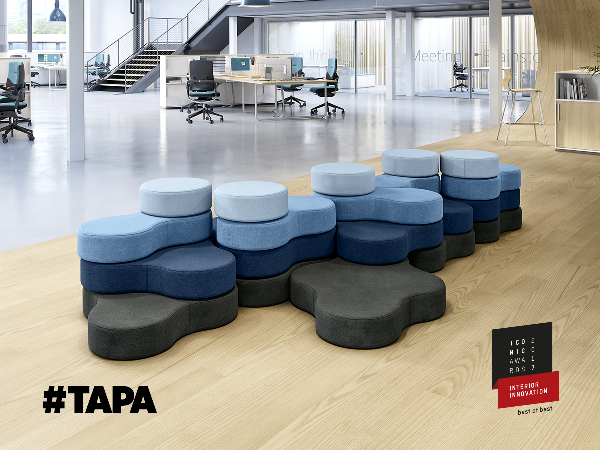  - Pufy Tapa znalazły się w wąskiej grupie produktów „Best of Best” nagrody Iconic Awards: Interior Innovation