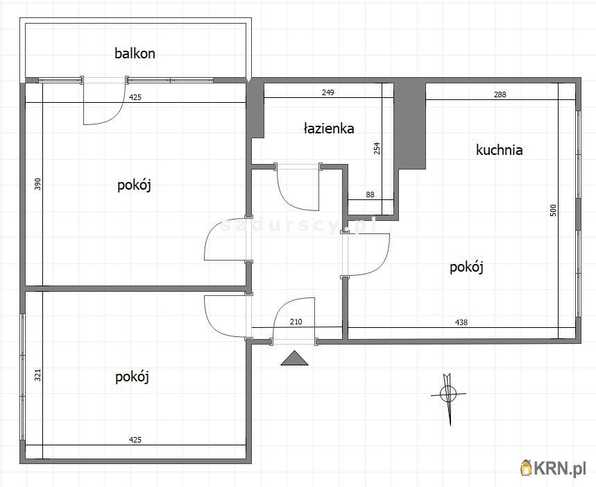 Kraków - ks. P. Ściegiennego - 60.00m2 - 