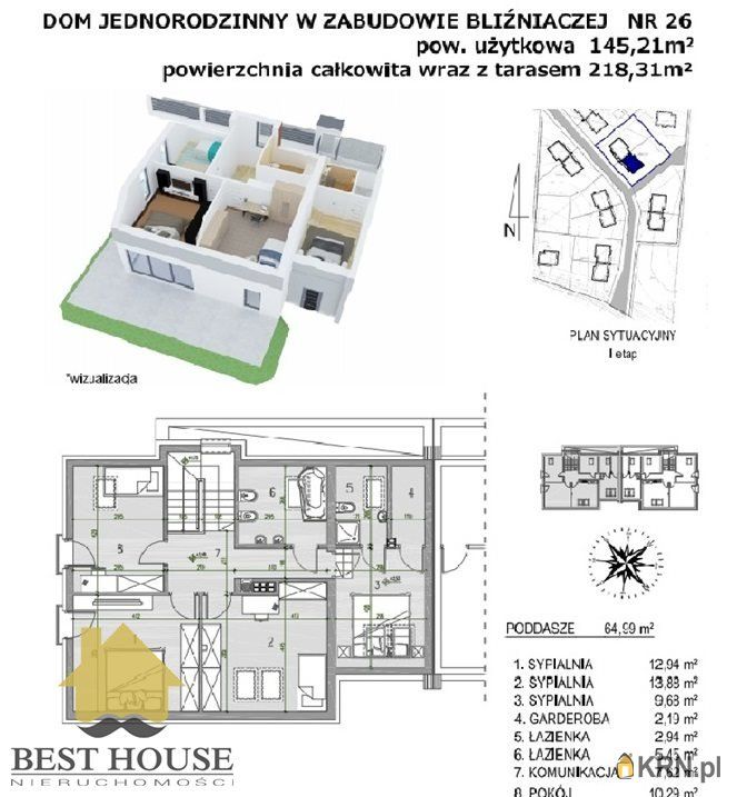 Jastków - 145.00m2 - 