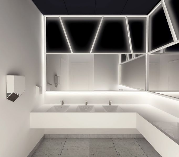  - Visualization of a bathroom in the building X