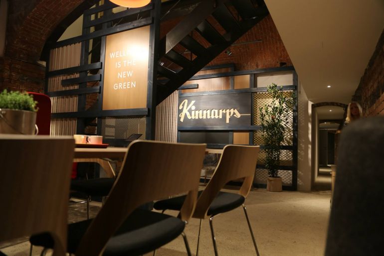 Area arranged in the Workplace Wellnes conception by Kinnarps on the Milan Design Week