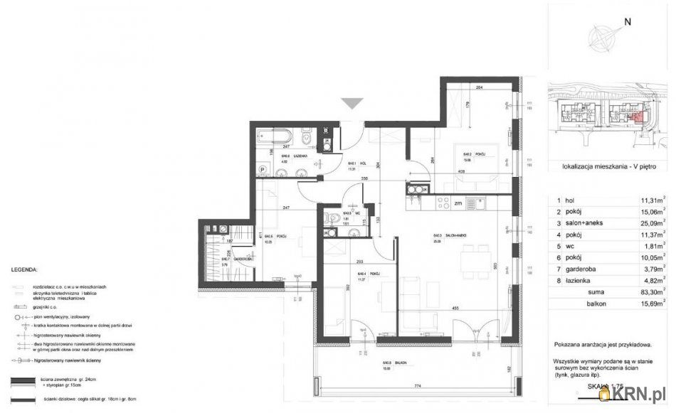 Kielce - 83.30m2 - 