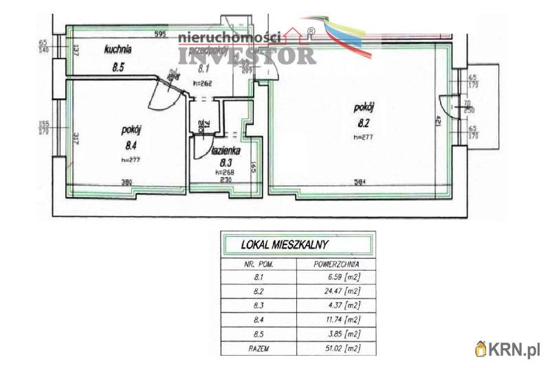 Kraków - 51.02m2 - 