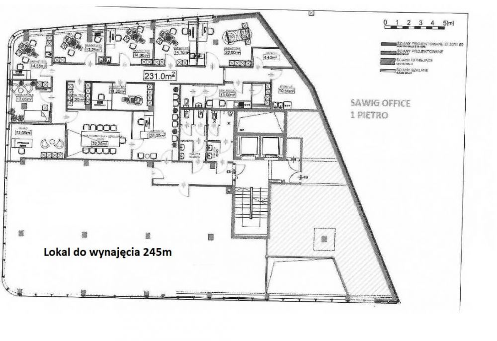 Biurowiec Sawig Office ul. Bonarka 8- 245m2 - 