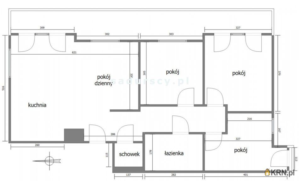 Kraków - L. Petrażyckiego - 72.70m2 - 