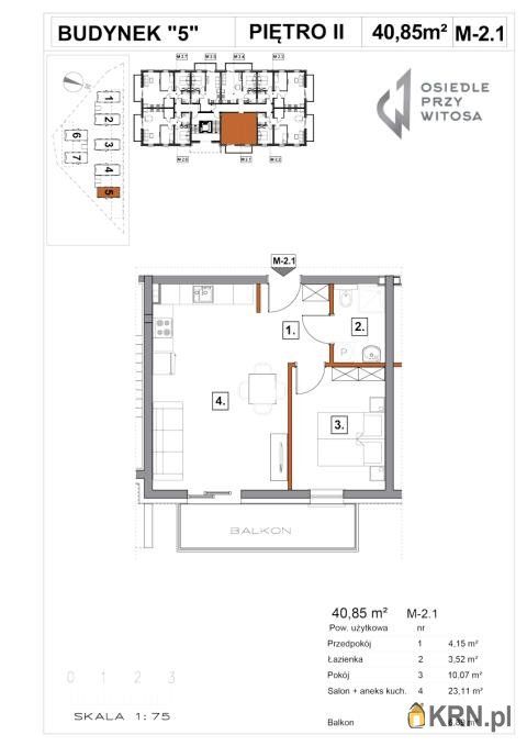 Kołobrzeg - W. Witosa - 40.85m2 - 