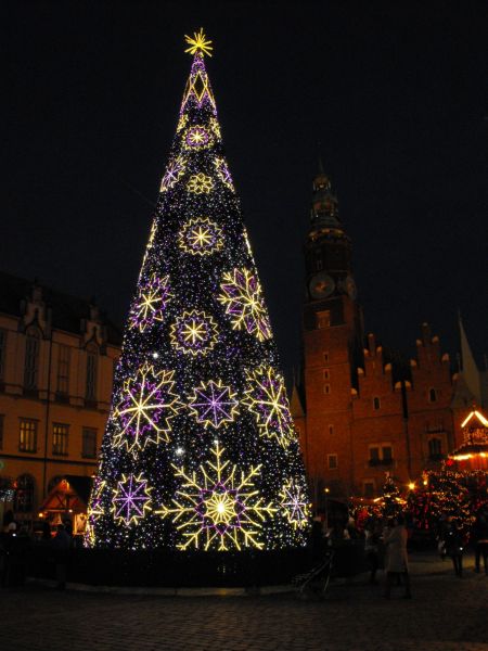  - Choinka na Rynku we Wrocławiu