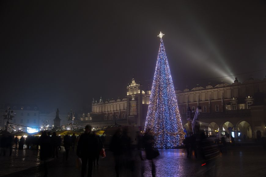  - Kraków - choinka przy Sukiennicach, fot. Paweł Krawczyk